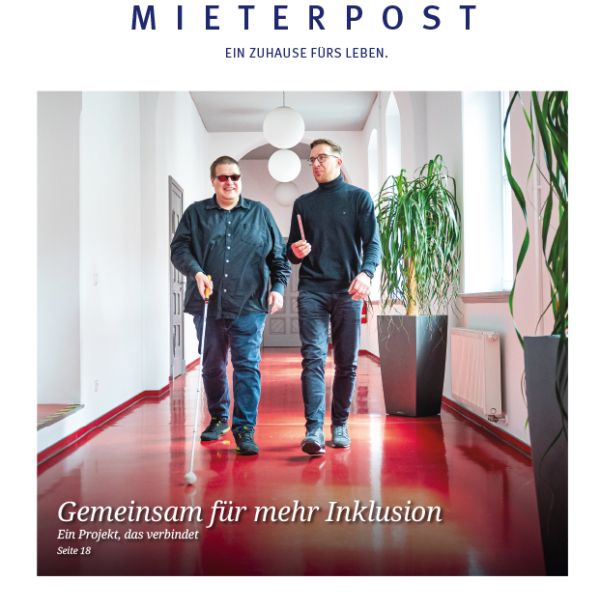 Bildbeschreibung: Titel Mieterpost 2. Ausgabe 2025