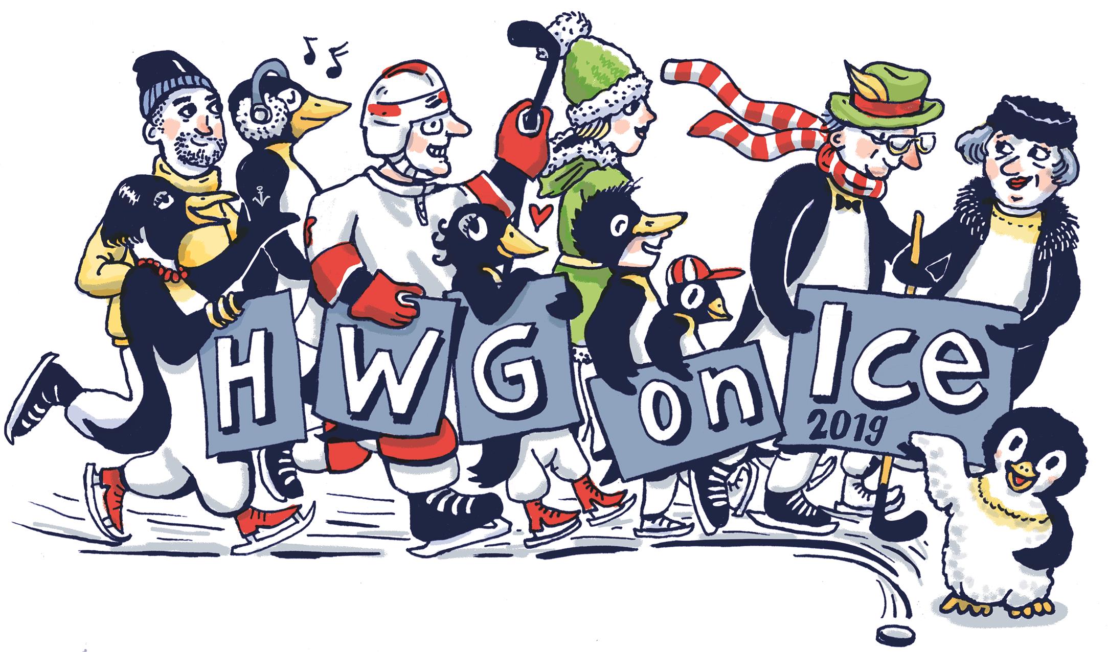 Karikatur HWG on Ice
