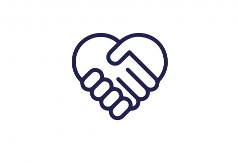 Icon Sozial Hilfe: Hände als Herz
